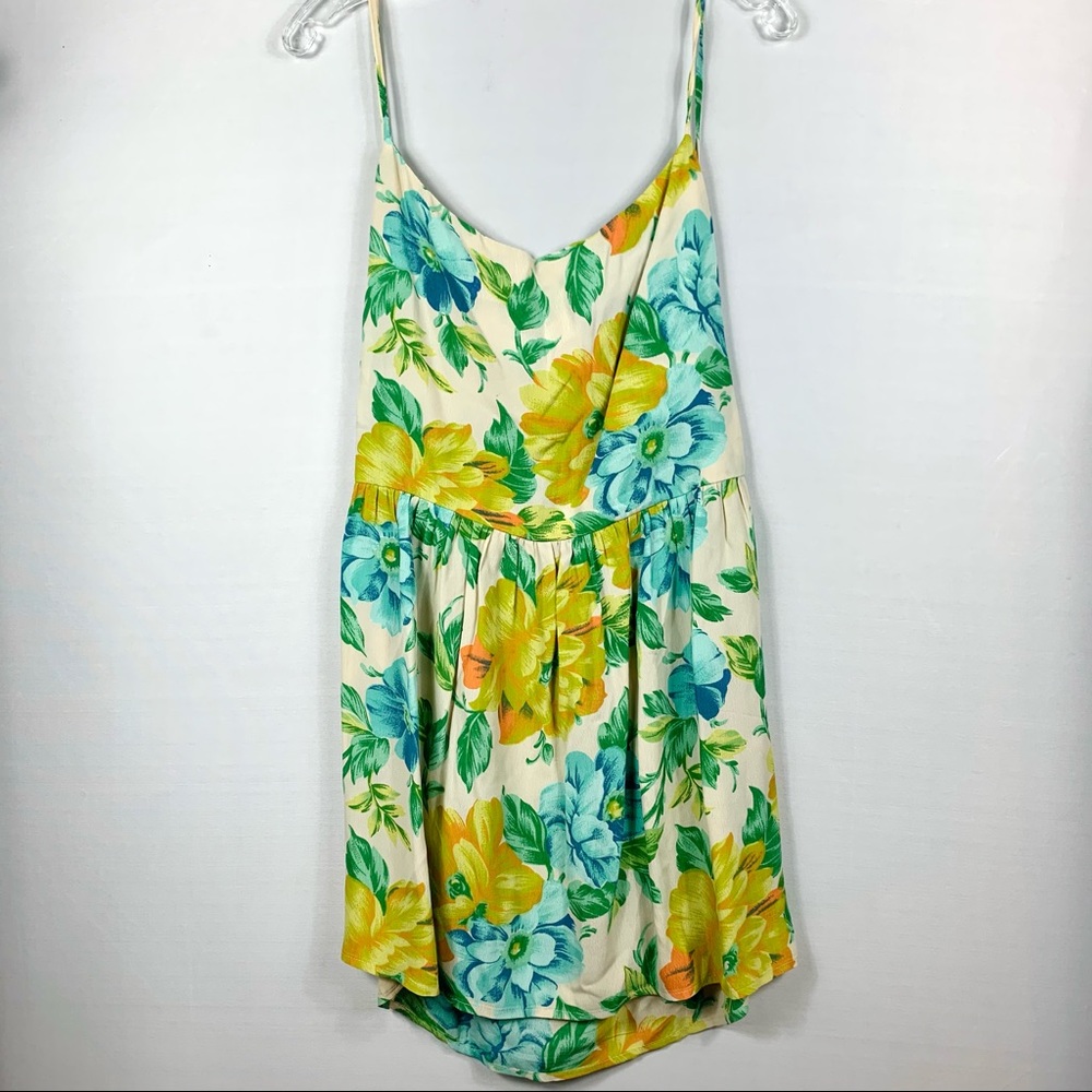 Blu Moon Open Back floral Dress